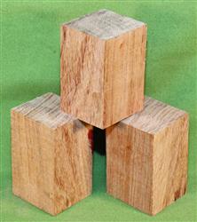 Blank #757 - Bubinga Solid Turning Blanks ~ 3 Each ~ 2" x 2" x 5" ~ $19.99